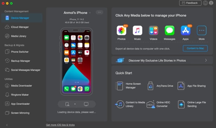AnyTrans Nedir ve Nasıl Kullanılır - En İyi iPhone Yedekleme Aracı
