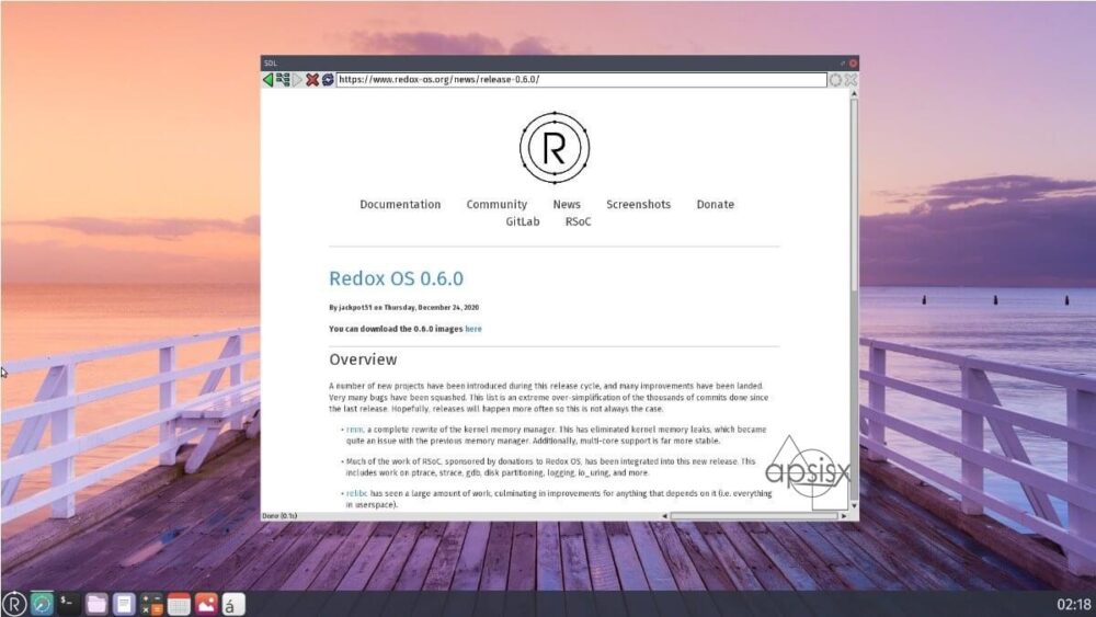 Redox OS 0.6 Özellikleri ve Kurulumu